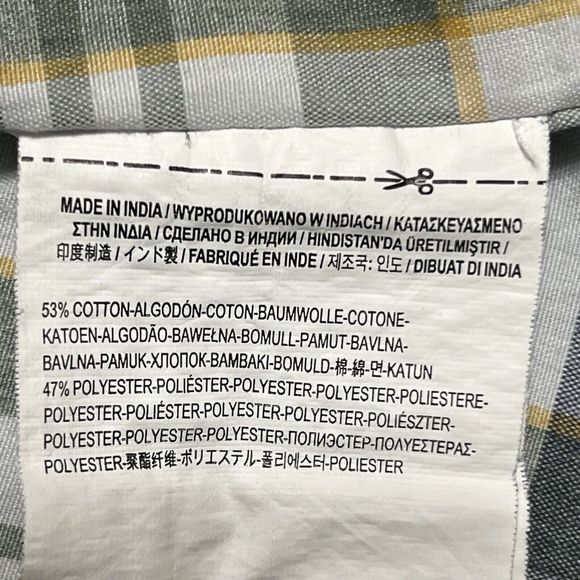 VANS Off The Wall Shirt Mens S Plaid Button Up Blue Pockets Skateboarding - Picture 10 of 17
